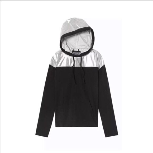 LIKE NEW VICTORIAS SECRET SPORT ANORAK HOODIE MEDIUM - Picture 1 of 5